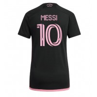 Fotballdrakt Dame Inter Miami Lionel Messi #10 Bortedrakt 2024-25 Kortermet